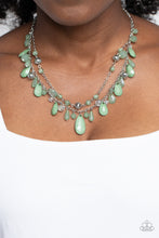 Load image into Gallery viewer, Flirty Flood - Green Necklace