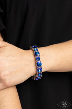 Load image into Gallery viewer, Born To Bedazzle - Blue (Oil Spill) Bracelet
