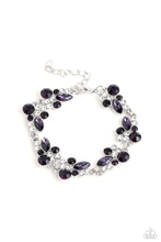 Load image into Gallery viewer, Poolside Perfection - Purple (White and Amethyst) Bracelet