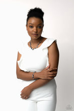 Load image into Gallery viewer, Poolside Perfection - Purple (White and Amethyst) Bracelet