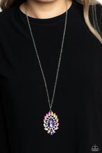 Load image into Gallery viewer, Over the TEARDROP - Purple Necklace