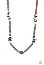 Load image into Gallery viewer, Stony Survivor - Blue Urban Necklace
