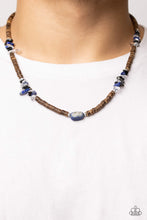 Load image into Gallery viewer, Stony Survivor - Blue Urban Necklace