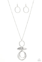 Load image into Gallery viewer, Oblong Obligato - Silver Necklace