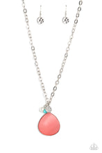 Load image into Gallery viewer, I Put A SHELL On You - Orange (Turquoise) Necklace