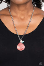 Load image into Gallery viewer, I Put A SHELL On You - Orange (Turquoise) Necklace