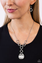 Load image into Gallery viewer, Get OVAL It - White (Cat's Eye) Necklace