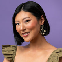 Load image into Gallery viewer, Gilded Grace - Brass Post Earring