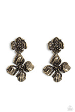 Load image into Gallery viewer, Gilded Grace - Brass Post Earring