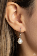 Load image into Gallery viewer, Glinting Goddess - Silver (White Pearl) Necklace