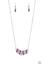 Load image into Gallery viewer, Lustrous Laurels - Purple (Amethyst) Necklace