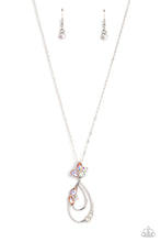 Load image into Gallery viewer, Sleek Sophistication - Orange (Iridescent) Necklace