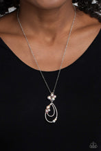 Load image into Gallery viewer, Sleek Sophistication - Orange (Iridescent) Necklace