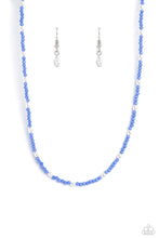 Load image into Gallery viewer, Beaded Blitz - Blue (Seed Bead) Necklace