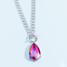 Load image into Gallery viewer, Edgy Exaggeration - Pink (UV Shimmery) Necklace (LOP-0523)