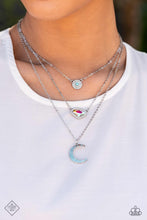 Load image into Gallery viewer, Lunar Lineup - Blue Necklace (SS-0823)