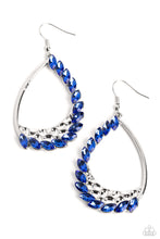 Load image into Gallery viewer, Looking Sharp - Blue (Marquise-Cut Gems) Earring