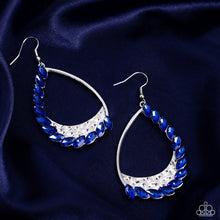 Load image into Gallery viewer, Looking Sharp - Blue (Marquise-Cut Gems) Earring