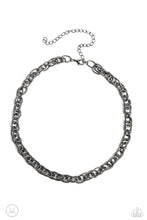 Load image into Gallery viewer, If I Only Had a CHAIN - Black (Gunmetal) Choker Necklace