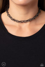 Load image into Gallery viewer, If I Only Had a CHAIN - Black (Gunmetal) Choker Necklace