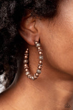 Load image into Gallery viewer, Rebuilt Ruins - Copper (Bead) Earring