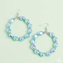 Load image into Gallery viewer, The PEARL Next Door - Blue (Iridescent Baroque Pearl) Earring