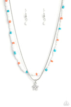Load image into Gallery viewer, Starry Serendipity - White( Multicolored Seed Bead Star) Necklace