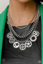 Load image into Gallery viewer, Running Out of STEAMPUNK - White Necklace (MM-0423)