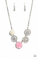 Load image into Gallery viewer, Tea Party Favors - Pink (Flowers) Necklace (LOP-0423)