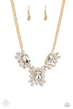 Load image into Gallery viewer, Exaggerated Elegance - Gold Necklace (FFA-0323)