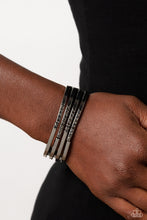 Load image into Gallery viewer, Labyrinth Lure - Black (Gunmetal) Bracelet