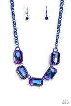 Load image into Gallery viewer, Emerald City Couture - Blue (Purple UV) Necklace (LOP-0623)