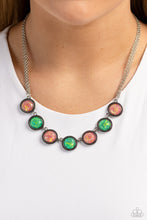 Load image into Gallery viewer, Looking for DOUBLE - Pink and Green Gem Necklace