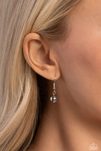 Load image into Gallery viewer, CORDED Love - Black (Silver Heart) Necklace