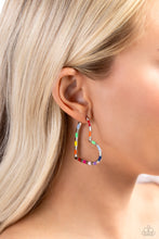 Load image into Gallery viewer, Striped Sweethearts - Multi (Heart) Earring
