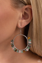 Load image into Gallery viewer, Handcrafted Habitat - Green (Multi Stone) Earring
