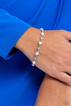 Load image into Gallery viewer, Particularly Pronged - White (Pearl and Gem) Bracelet
