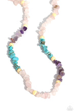 Load image into Gallery viewer, Soothing Stones - Pink (Turquoise,Amethyst, and Rose Quartz) Necklace