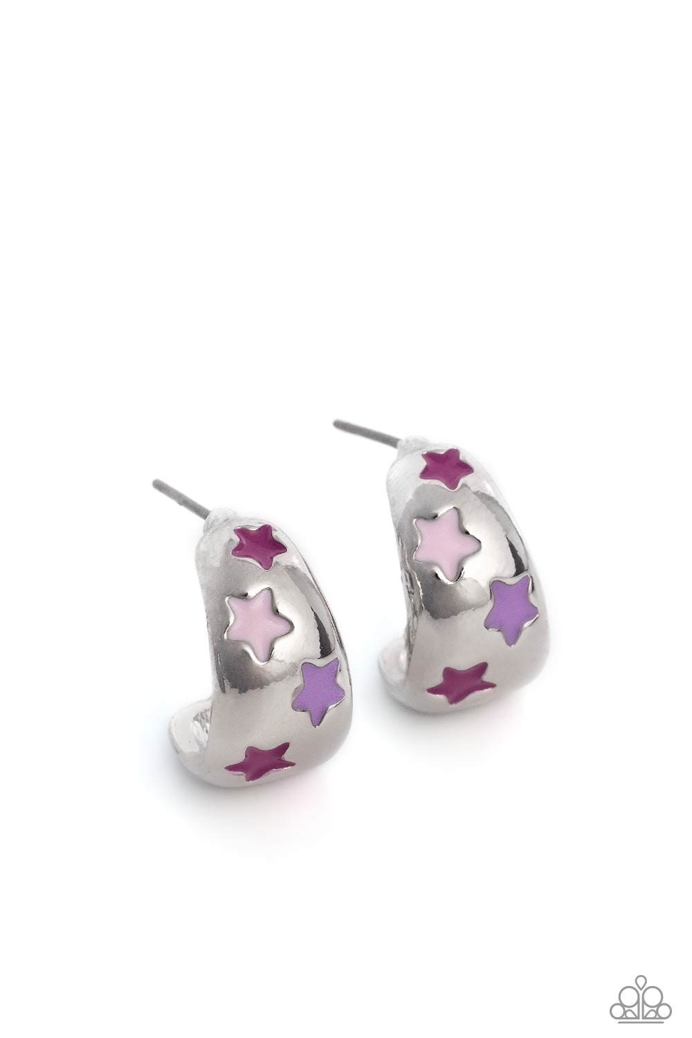 SCOUTING Stars - Pink (Lavender, Rose Violet, and Baby Pink)  Star Earring