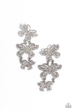 Load image into Gallery viewer, Fluttering Finale - White (Butterfly) Iridescent Earring