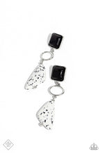 Load image into Gallery viewer, High-End Hallmark - Black Earring (SSF-1023)