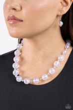 Load image into Gallery viewer, Timelessly Tantalizing - White (Opalescent Bead) Necklace