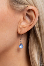 Load image into Gallery viewer, Dewy Disposition - Blue (Cat's Eye Stone) Necklace