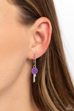 Load image into Gallery viewer, Key Performance - Purple (Key) Earring