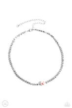 Load image into Gallery viewer, Tasteful Triangles - Pink (Pearl ) Choker Necklace