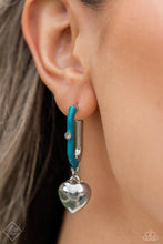 Load image into Gallery viewer, Cherishing Color - Blue Hoop Earring (GM-1023)