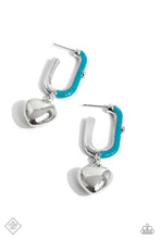 Load image into Gallery viewer, Cherishing Color - Blue Hoop Earring (GM-1023)