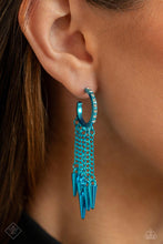 Load image into Gallery viewer, Piquant Punk - Blue Earring (MM-1223)