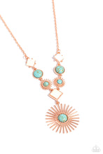 Load image into Gallery viewer, Sunburst Style - Copper (Shiny) Necklace