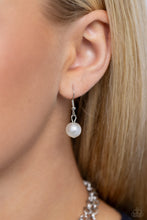 Load image into Gallery viewer, Eclectic Embellishment - White (Pearls/Iridescent Bead) Necklace